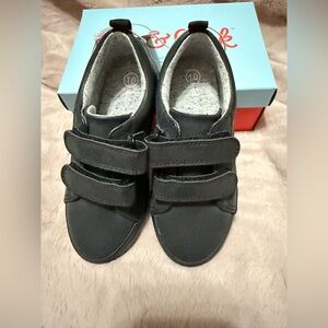 Cat & Jack Black Kids Velcro Sneakers